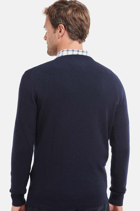 V-Ausschnitt Pullover aus Wolle