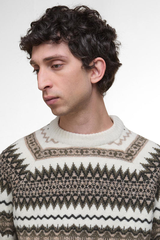 Hase Fair Isle Rundhalspullover