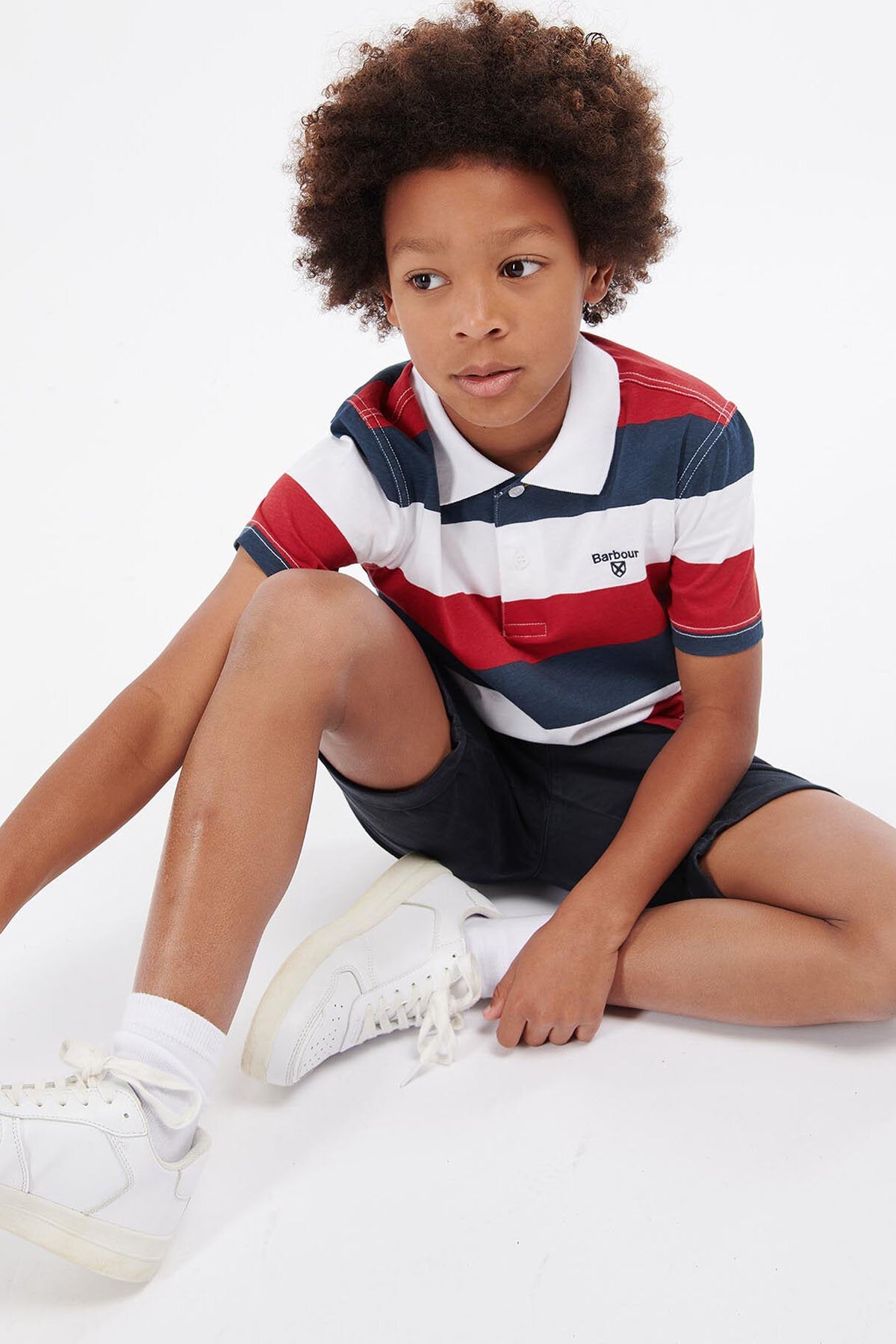 Jungen Poloshirt Logan gestreift