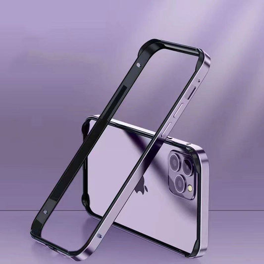 Coole Nude Sense Anti-Fall iPhone Hülle – Silikon mit Metallrahmen