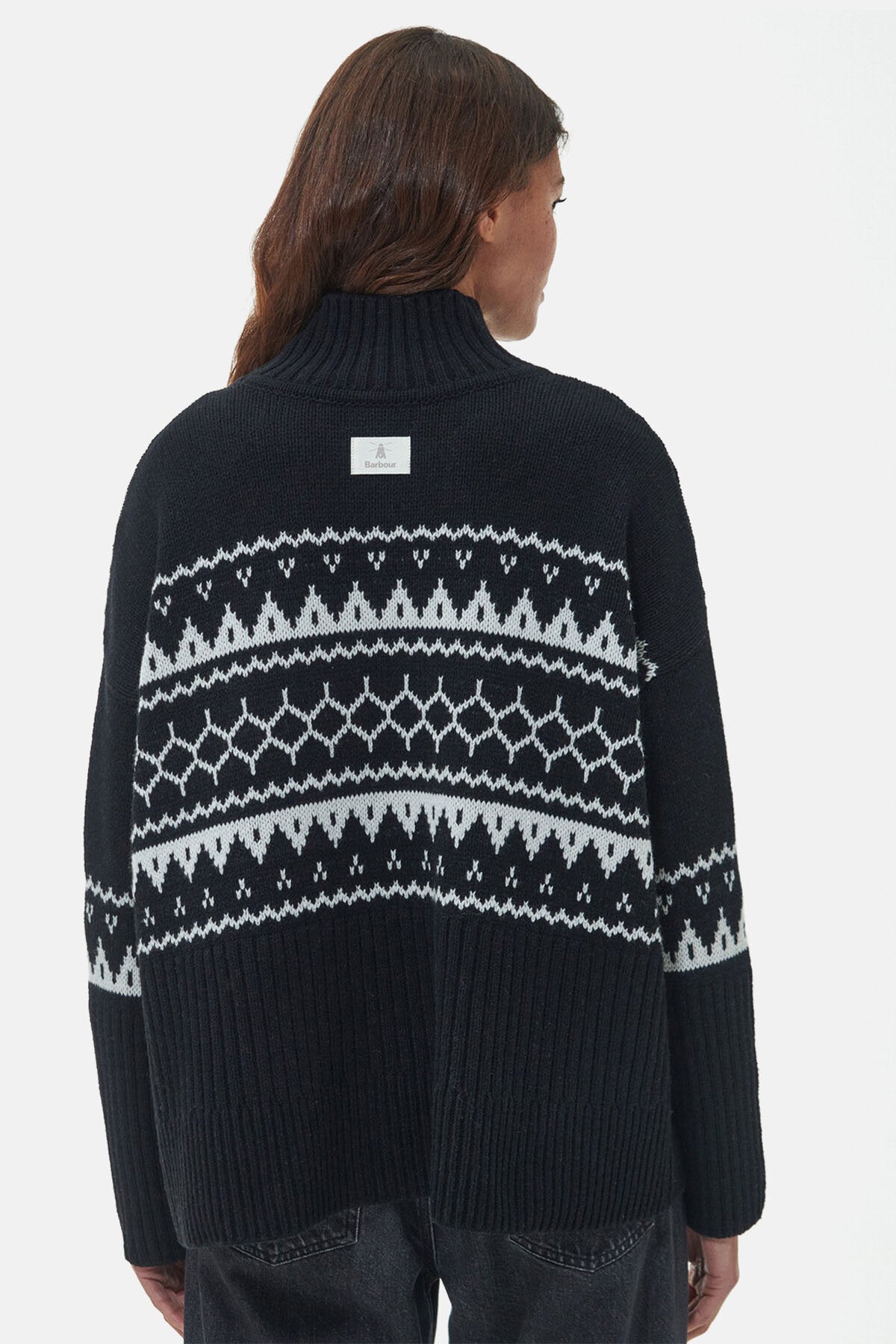 Pinienfarbener Strickpullover