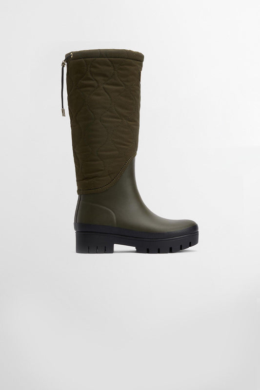Marnie gesteppte Gummistiefel