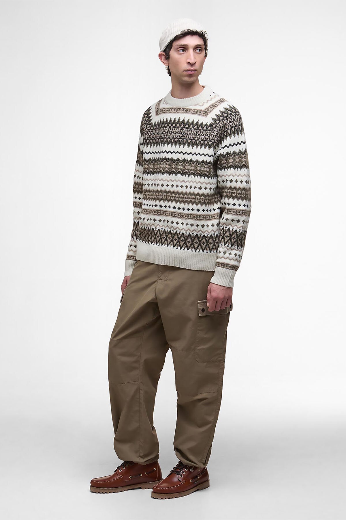 Hase Fair Isle Rundhalspullover