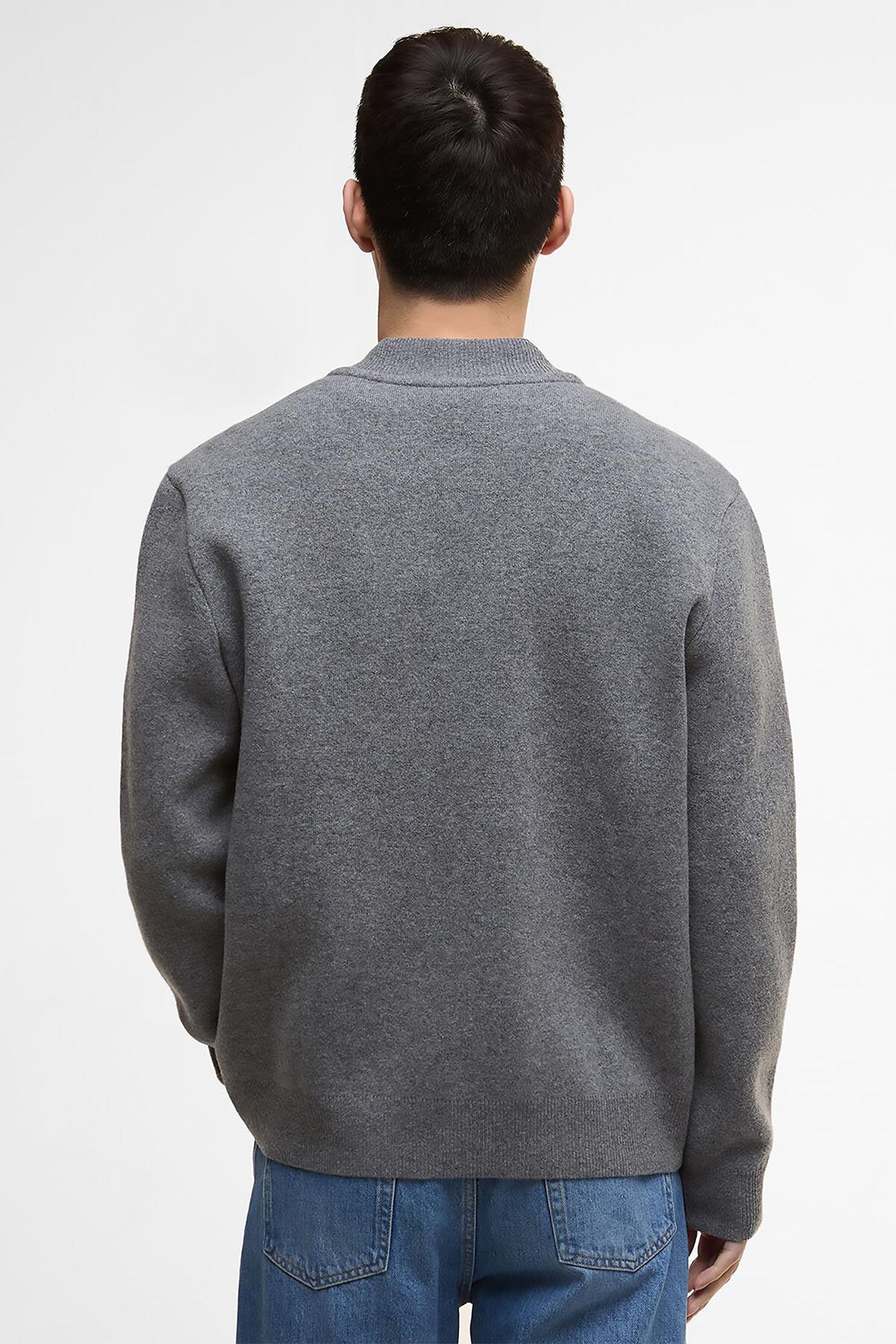 Letterman Knitted Bomber Jacket