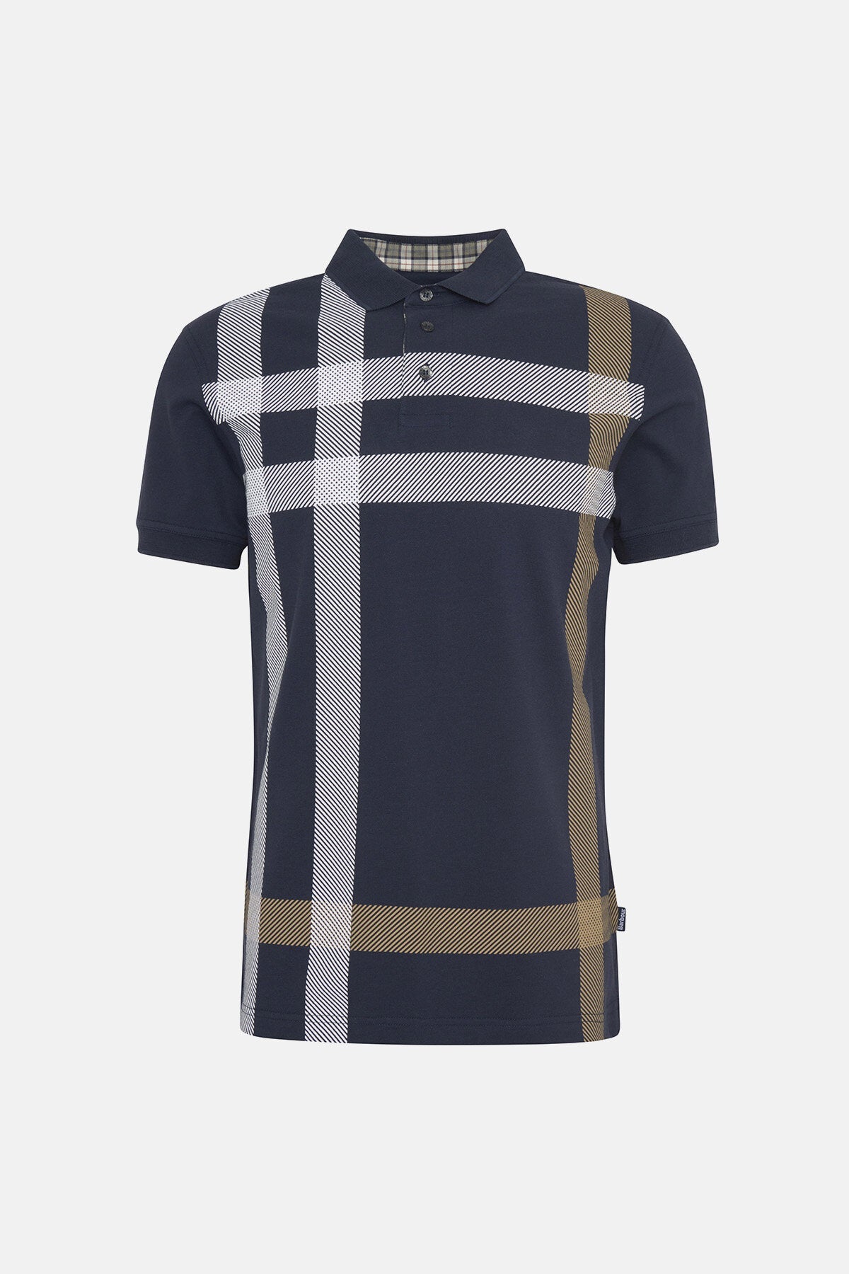 Blaine Oversized-Polohemd mit Tartanmuster