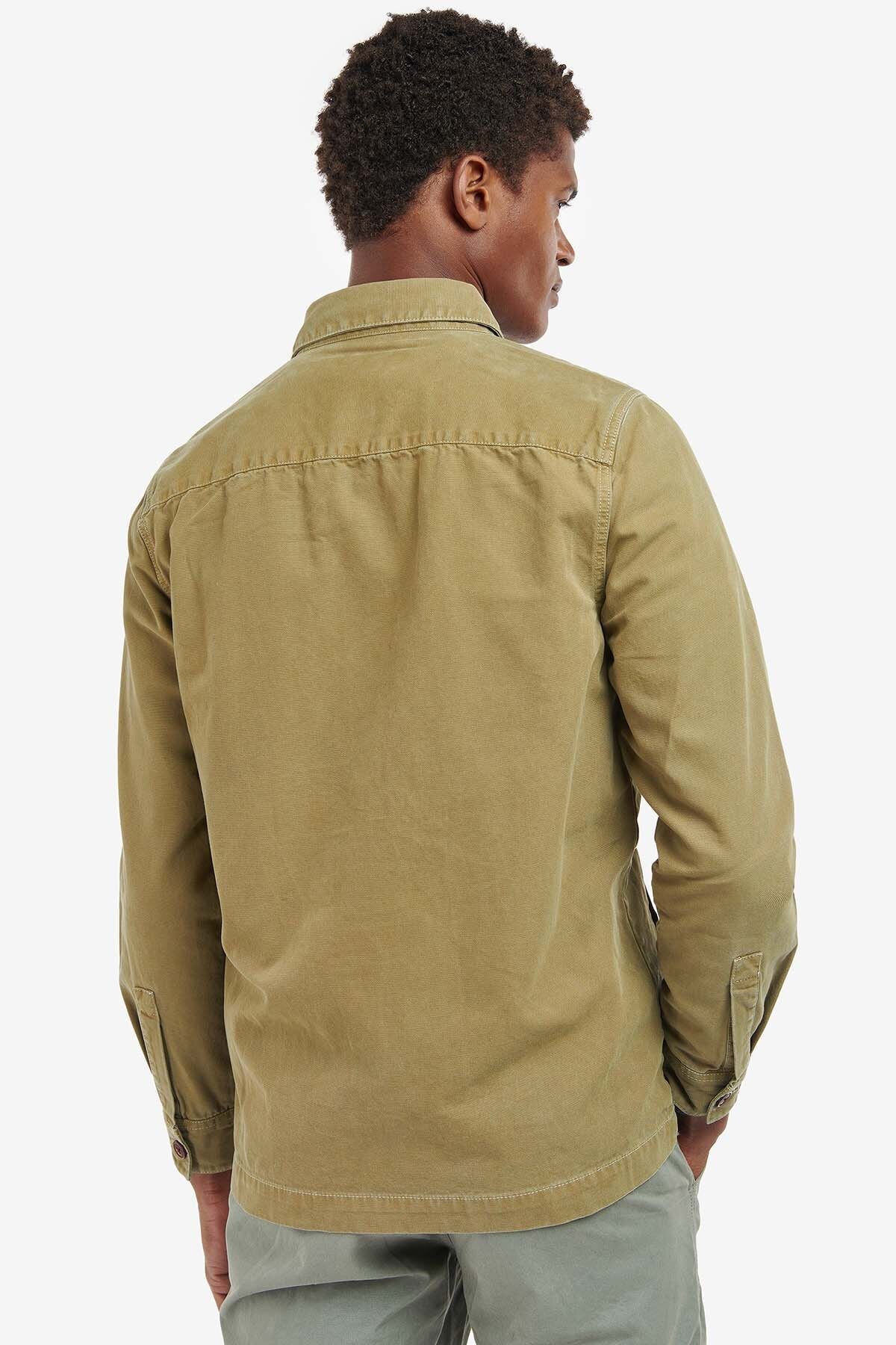 Overshirt aus gewaschener Baumwolle