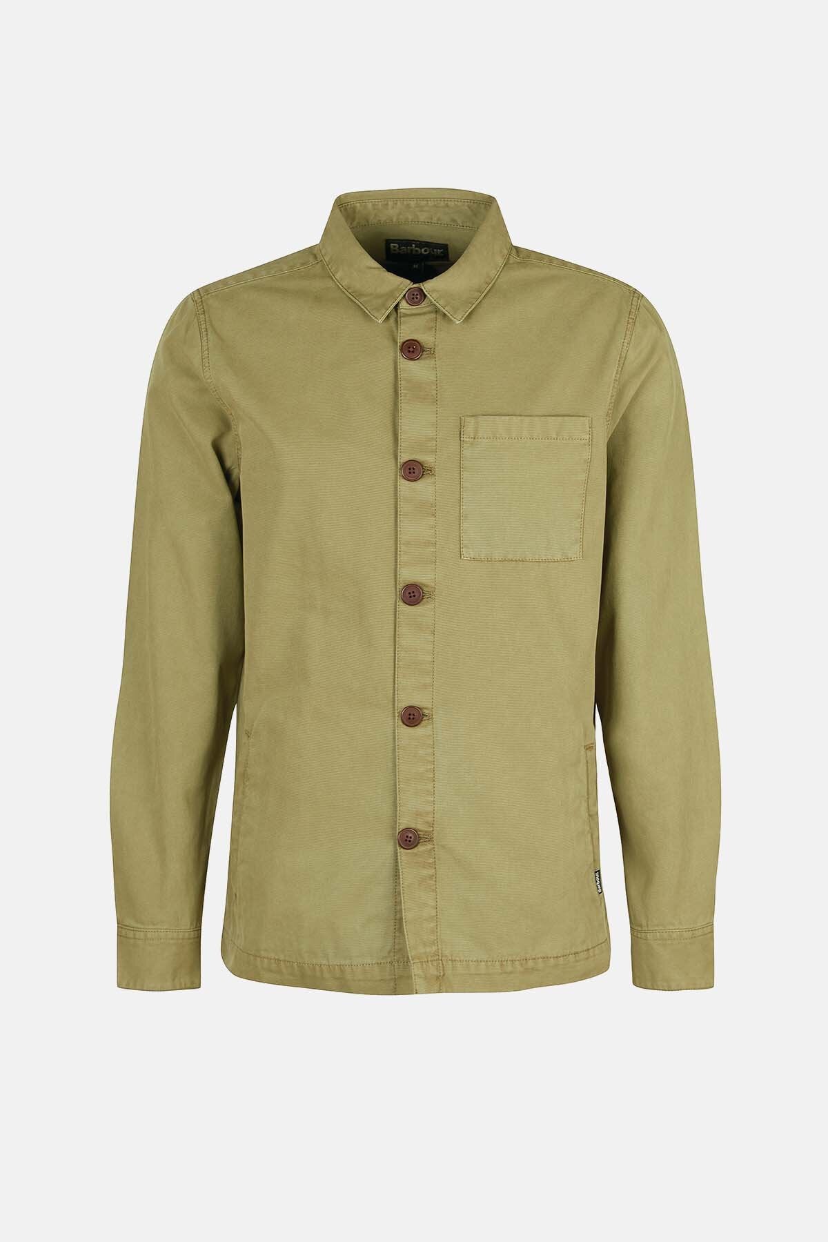 Overshirt aus gewaschener Baumwolle