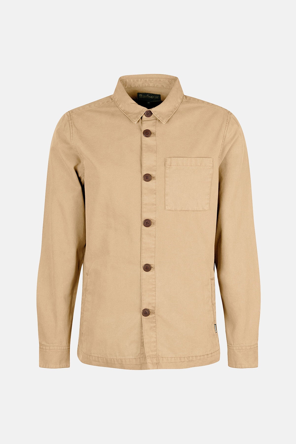Overshirt aus gewaschener Baumwolle
