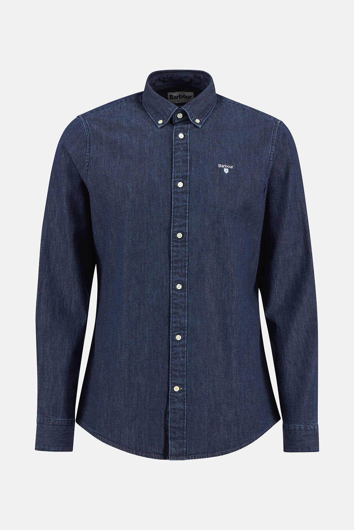 Hemd aus Denim-Crest mit langen Ärmeln