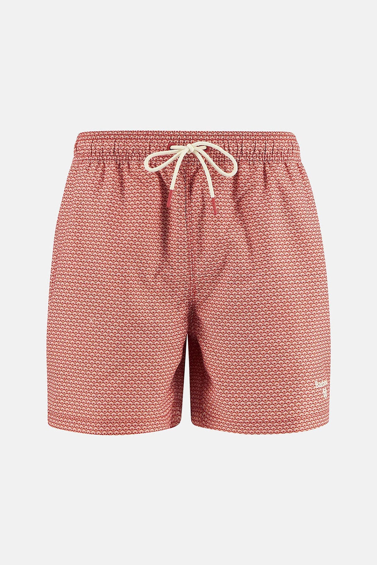 Bade-Bermudas mit Muschel-Print