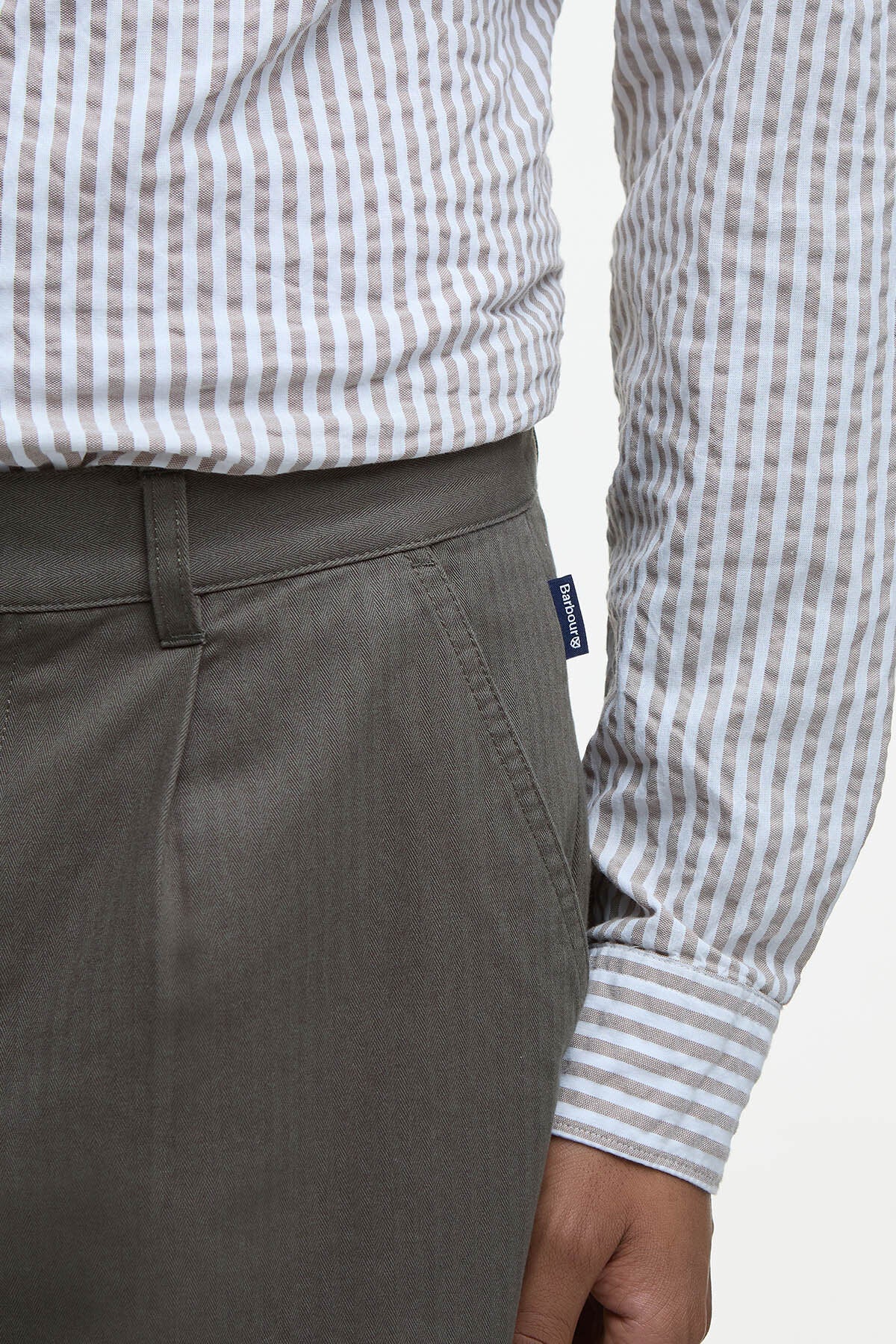 Bayview Fischgrät-Hose