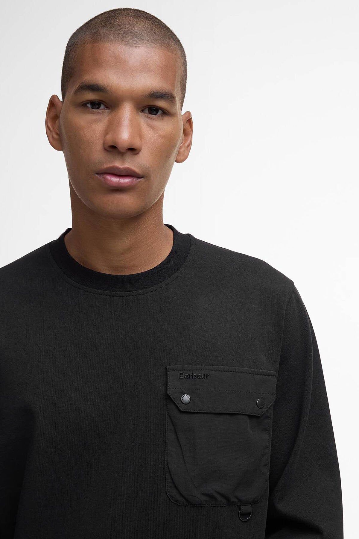 Leazes Langarm-T-Shirt mit legerer Passform