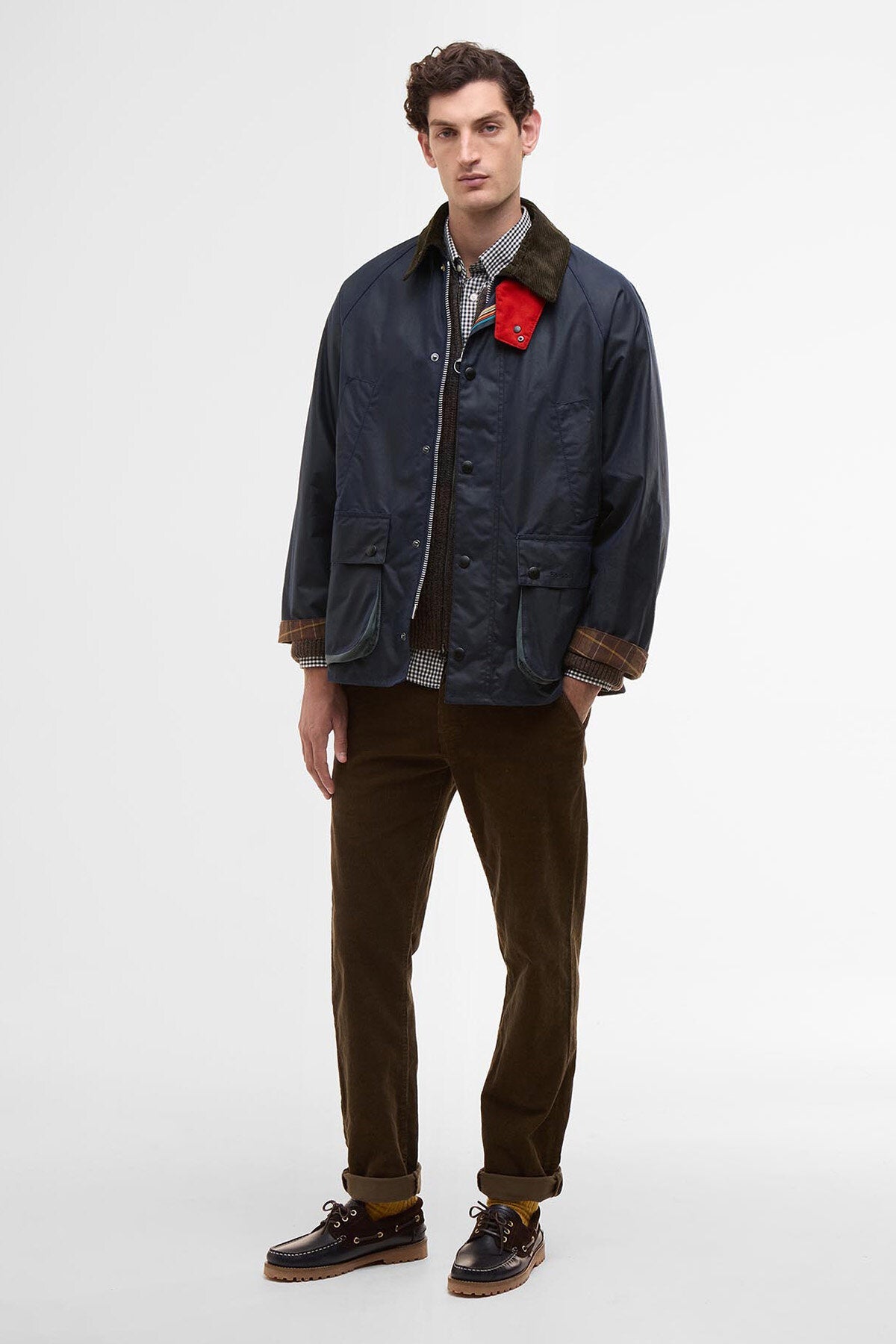 Paul Smith liebt Oversized Bedale Waxed Jacket