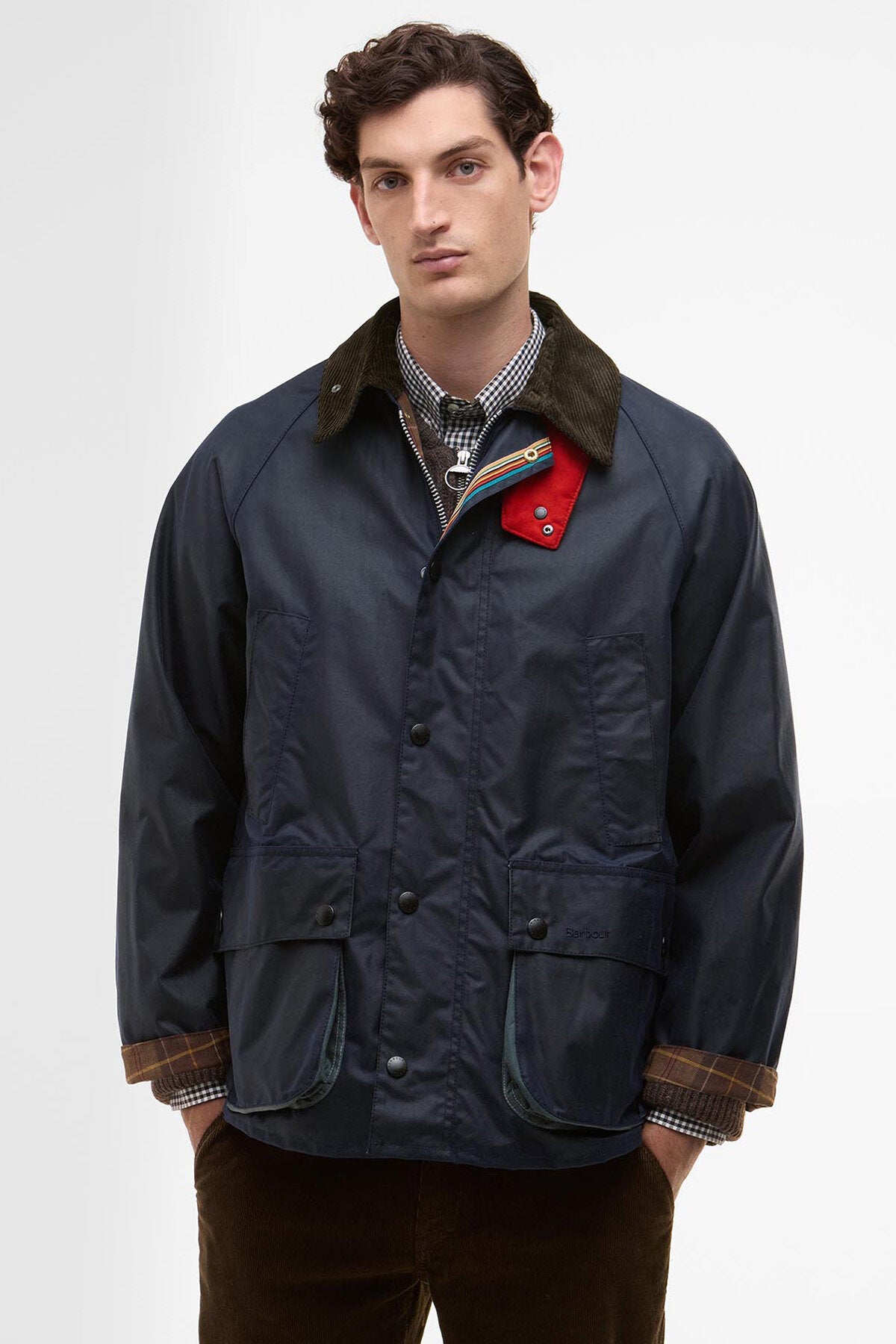 Paul Smith liebt Oversized Bedale Waxed Jacket