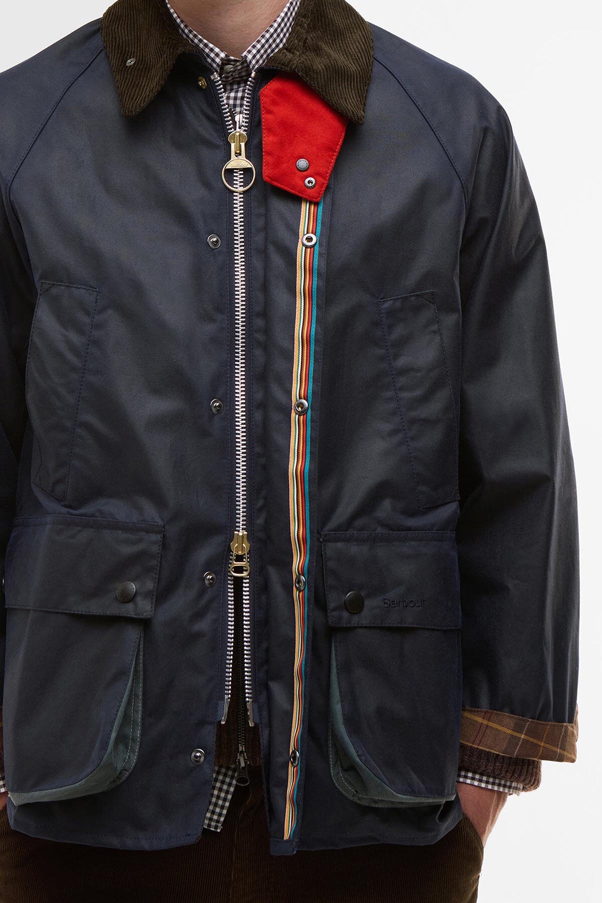 Paul Smith liebt Oversized Bedale Waxed Jacket